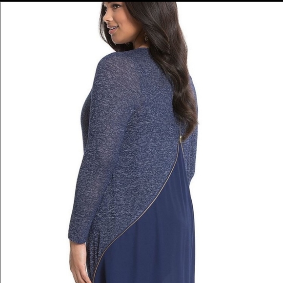 Lane Bryant Tops - Hacci knit tunic with dramatic back